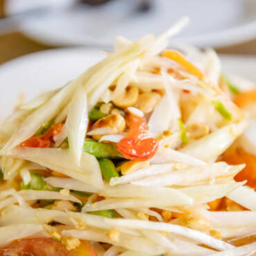 Salade de Papaye verte et crevettes