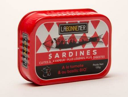 Sardines a la tomate & au basilic BIO