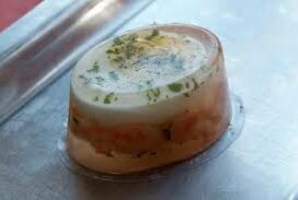 Aspic aux crevettes et saumon
