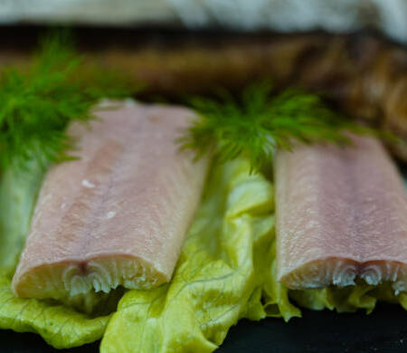 Filet d'Anguilles fumées (Les100g)