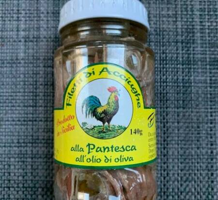 Filet d'anchois au câpre