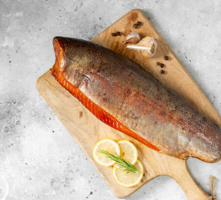 Filet de truite fumé entier (Les250g) Maison