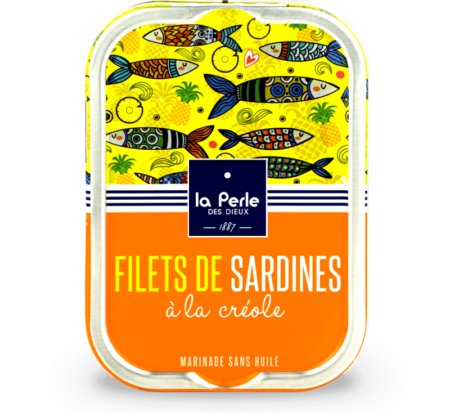 Filets de sardines sans huile à la créole