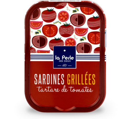 Sardines grillées au tartare de tomates