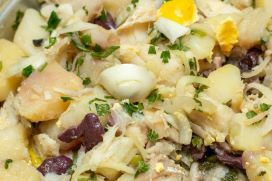 Salade de cabillaud et pomme de terre