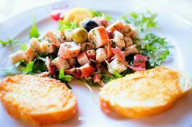 Salade de poulpes maison